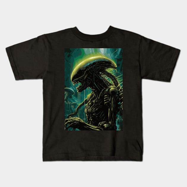 Aliens Kids T-Shirt by Pixy Official